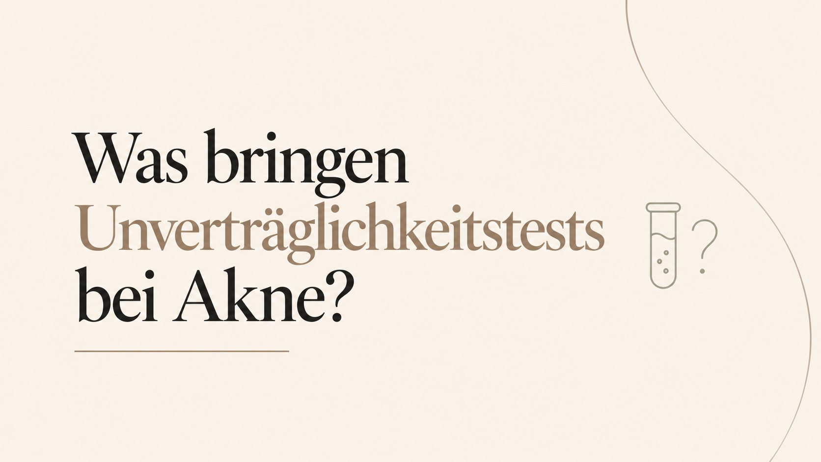 Was bringen Unverträglichkeitstests bei Akne?